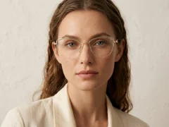 BS2012-2961_Green_Semi-rimless_Metal_Glasses-tryon_female