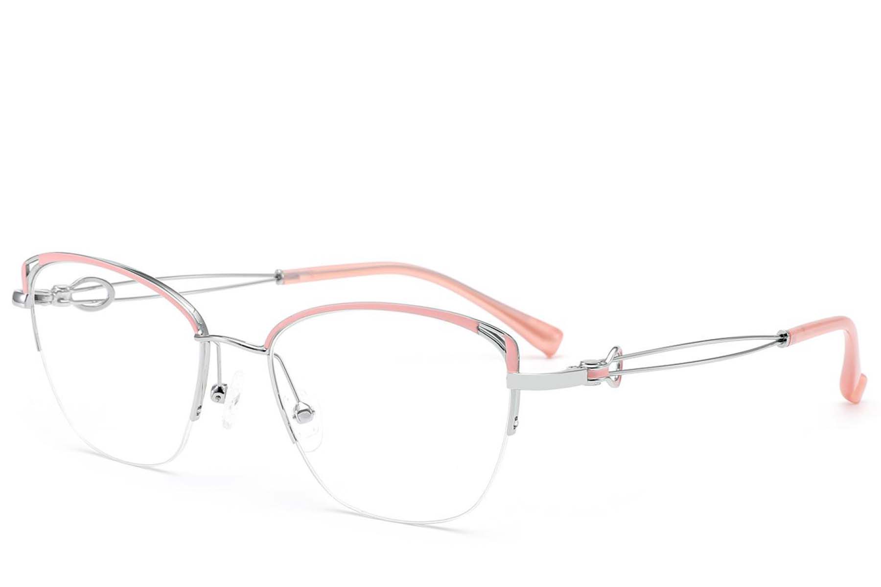 BS2012-2964_Pink_Semi-rimless_Metal_Glasses_corner
