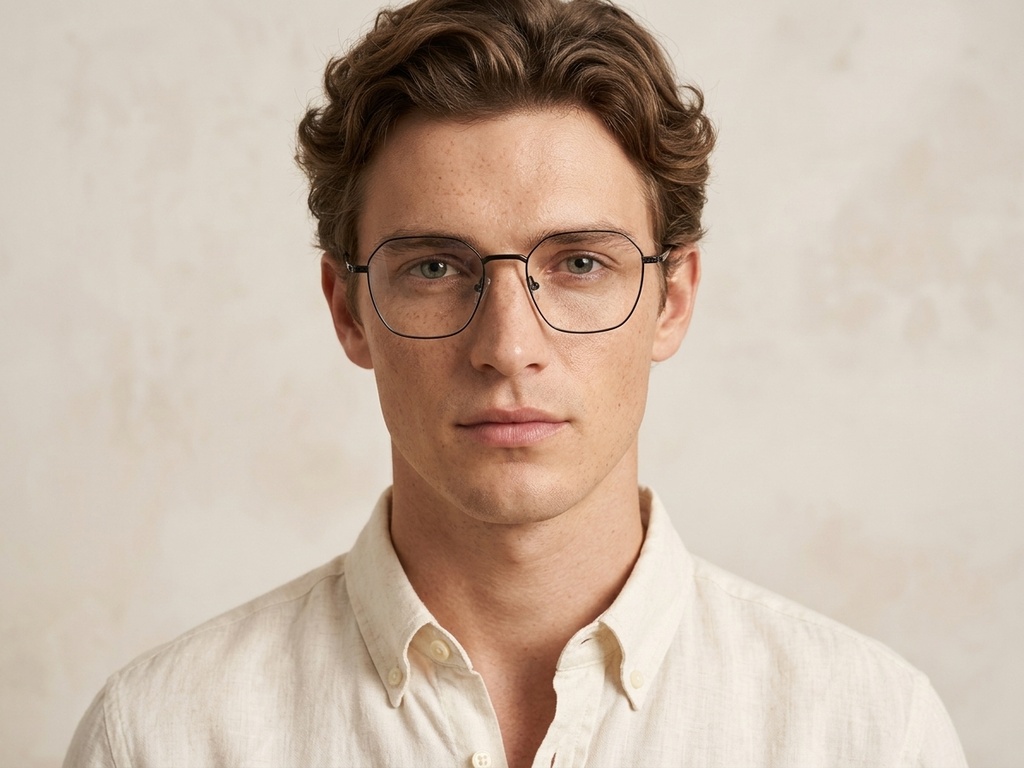 BS2012-2984_Black_Geometric_Metal_Glasses-tryon_male