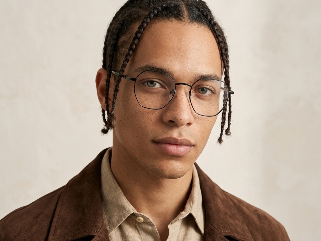 BS2012-2989_Black_Geometric_Metal_Glasses-tryon_male
