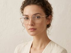 BS2012-2990_Golden_Geometric_Metal_Glasses-tryon_female