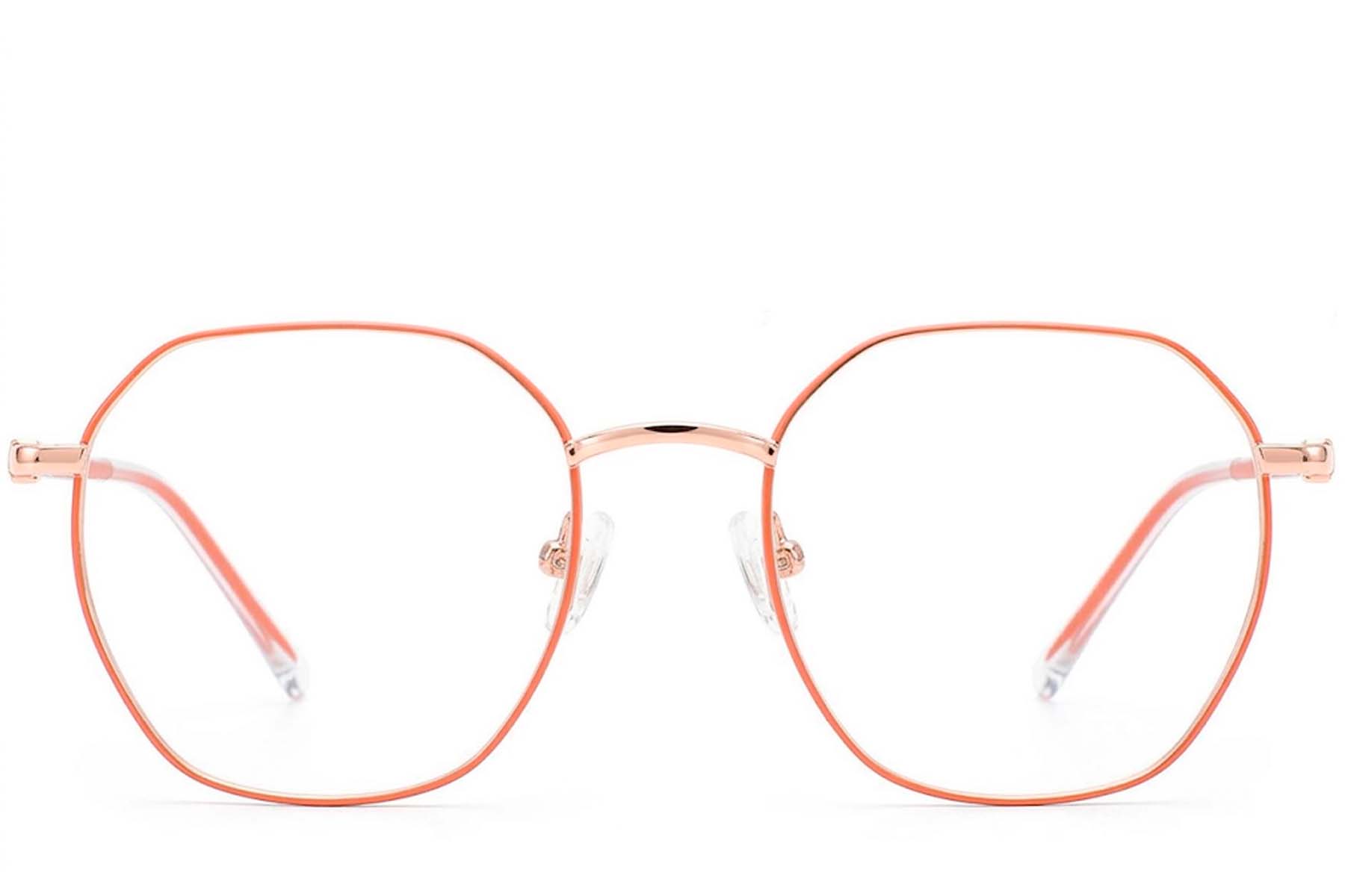 BS2012-2993_Pink_Geometric_Metal_Glasses-front