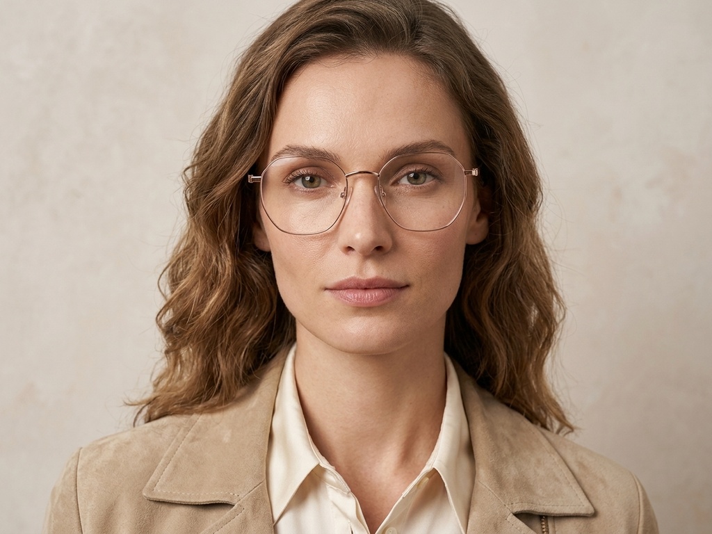 BS2012-2994_Pink_Geometric_Metal_Glasses-tryon_female