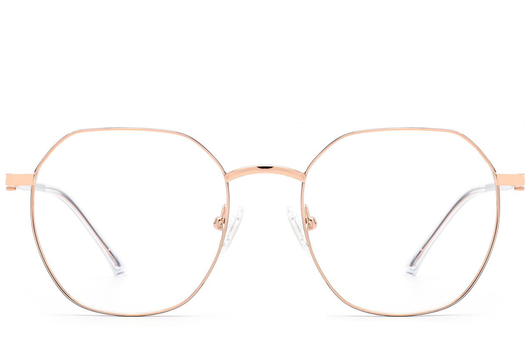 BS2012-2994_Pink_Geometric_Metal_Glasses_front