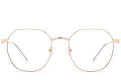 BS2012-2994_Pink_Geometric_Metal_Glasses_front