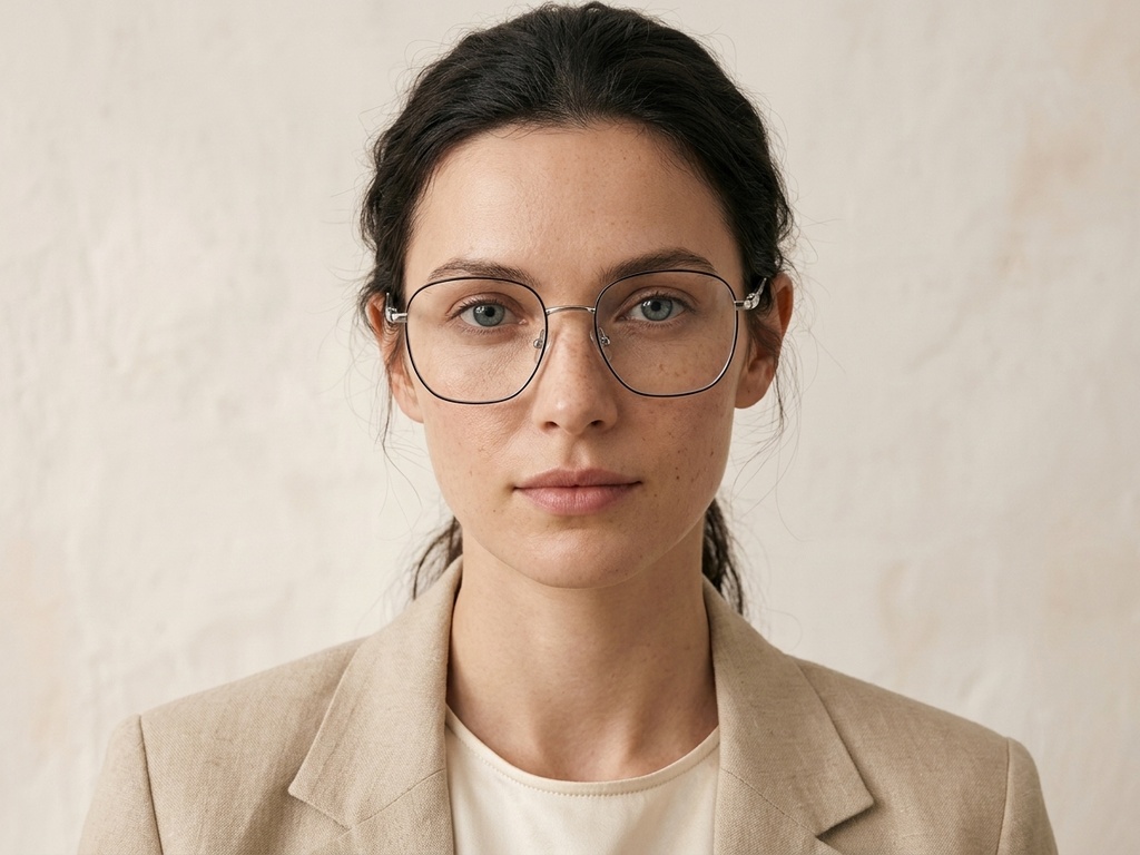 BS2012-2999_Black_Rectangular_Metal_Glasses-tryon_female
