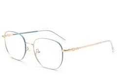 BS2012-3002_Golden_Rectangular_Metal_Glasses_corner