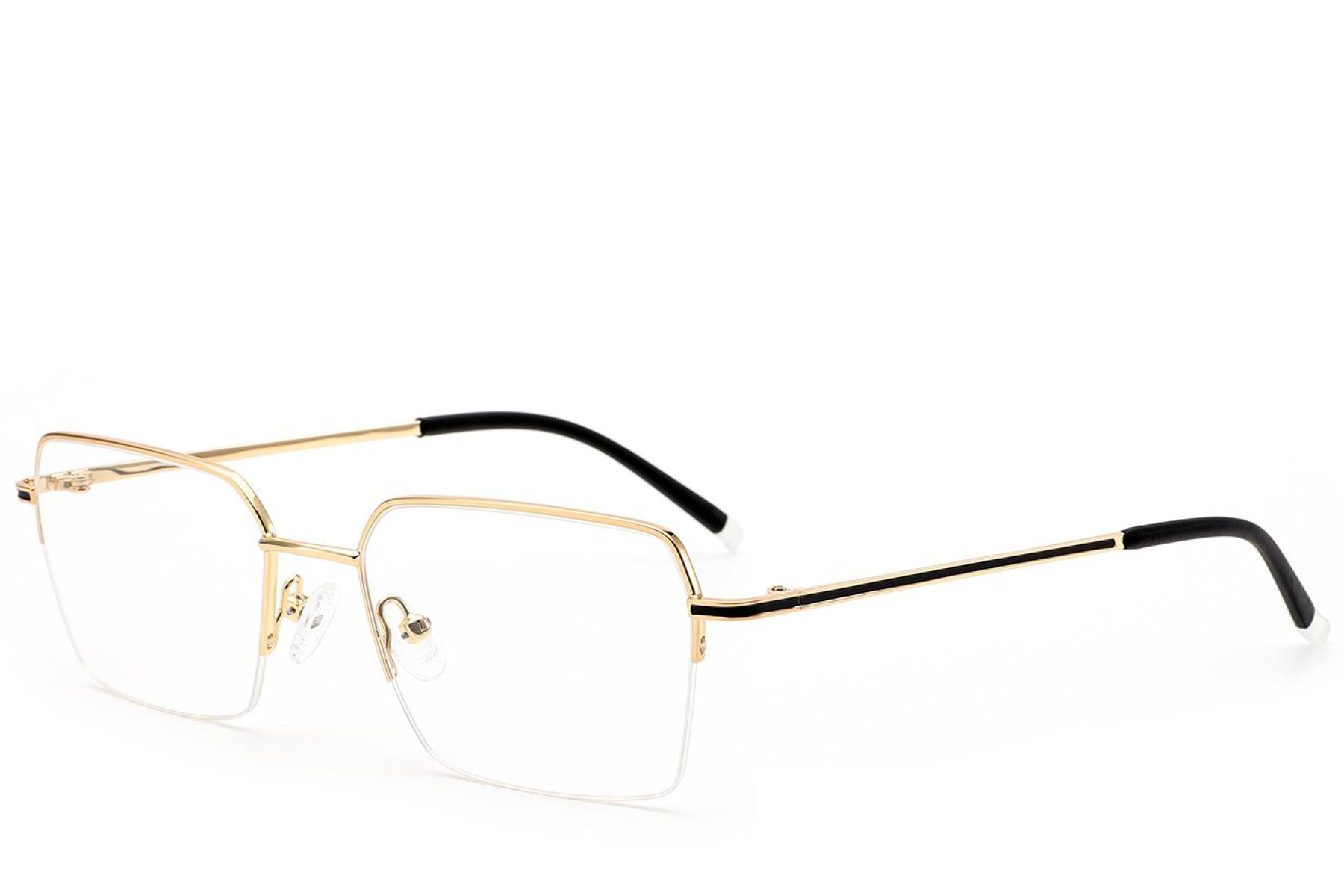 BS2012-3003_Golden_Semi-rimless_Metal_Glasses_corner