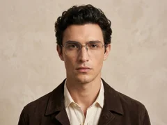 BS2012-3005_Grey_Semi-rimless_Metal_Glasses-tryon_male