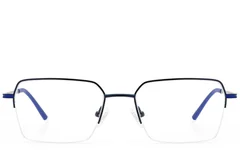 BS2012-3006_Blue_Semi-rimless_Metal_Glasses_front