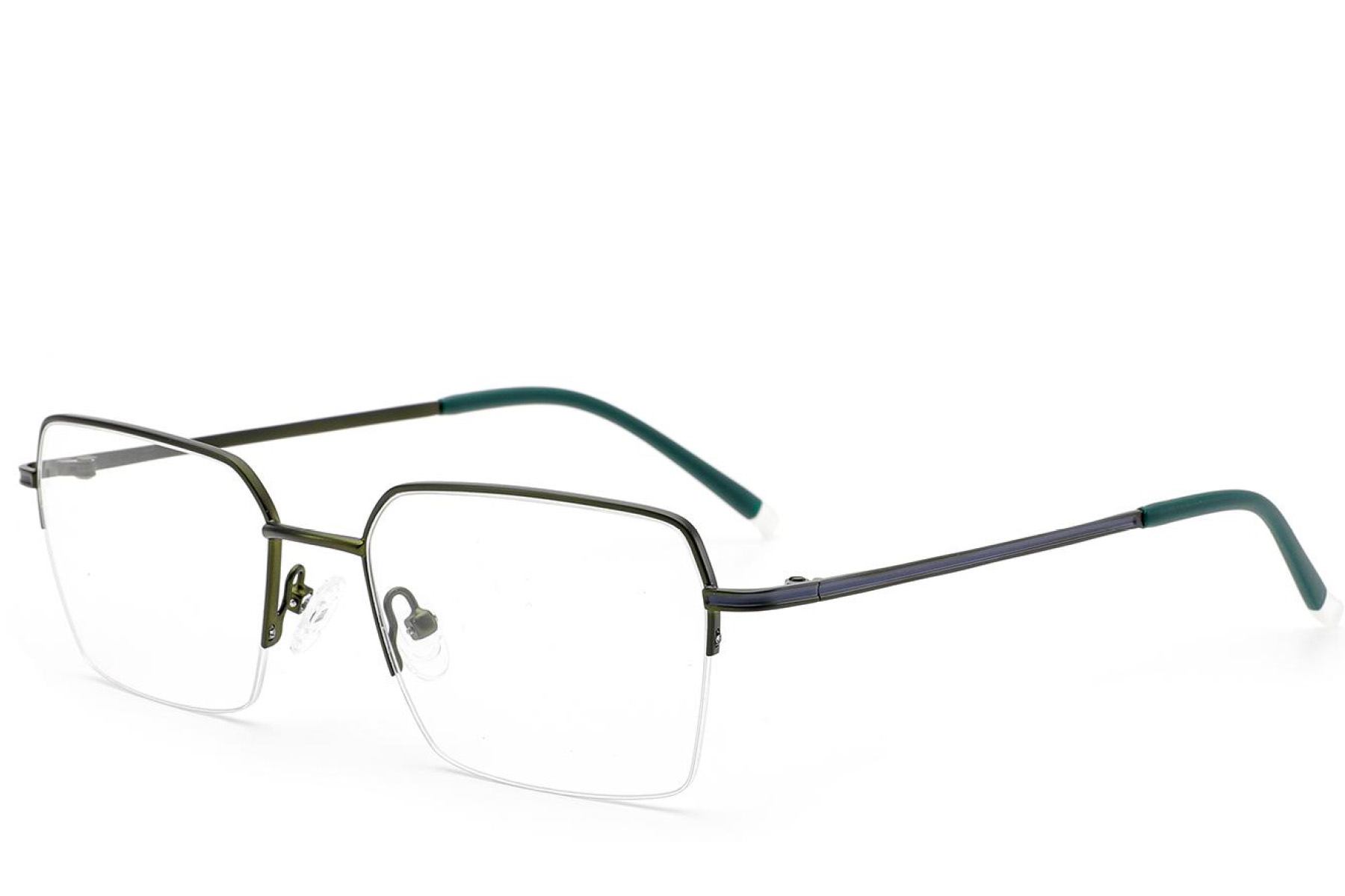 BS2012-3007_Black_Semi-rimless_Metal_Glasses_corner