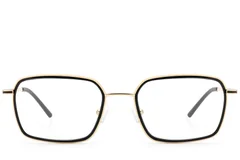 BS2012-3008_Black_Rectangular_Metal_Glasses_front