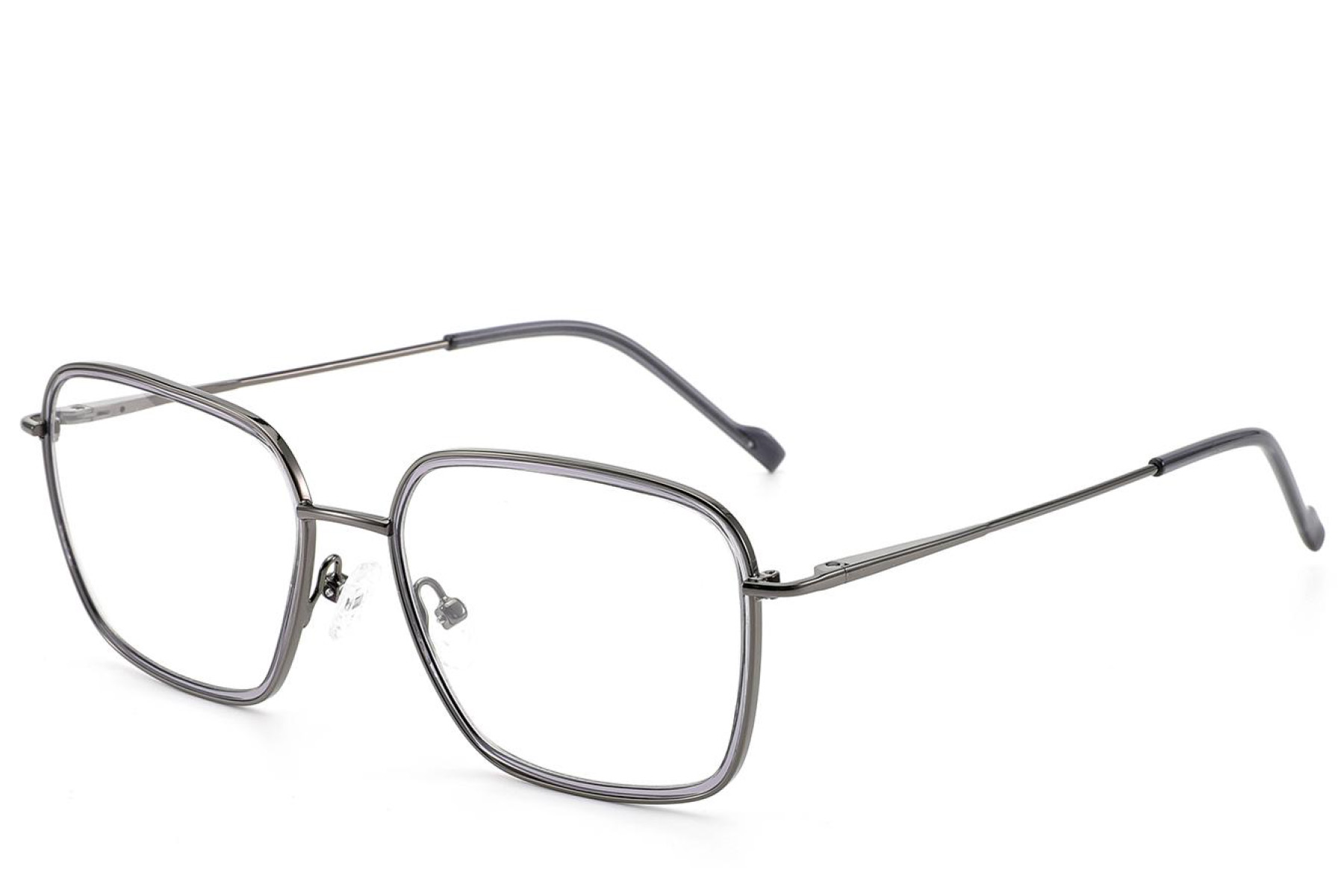 BS2012-3014_Grey_Rectangular_Metal_Glasses_corner