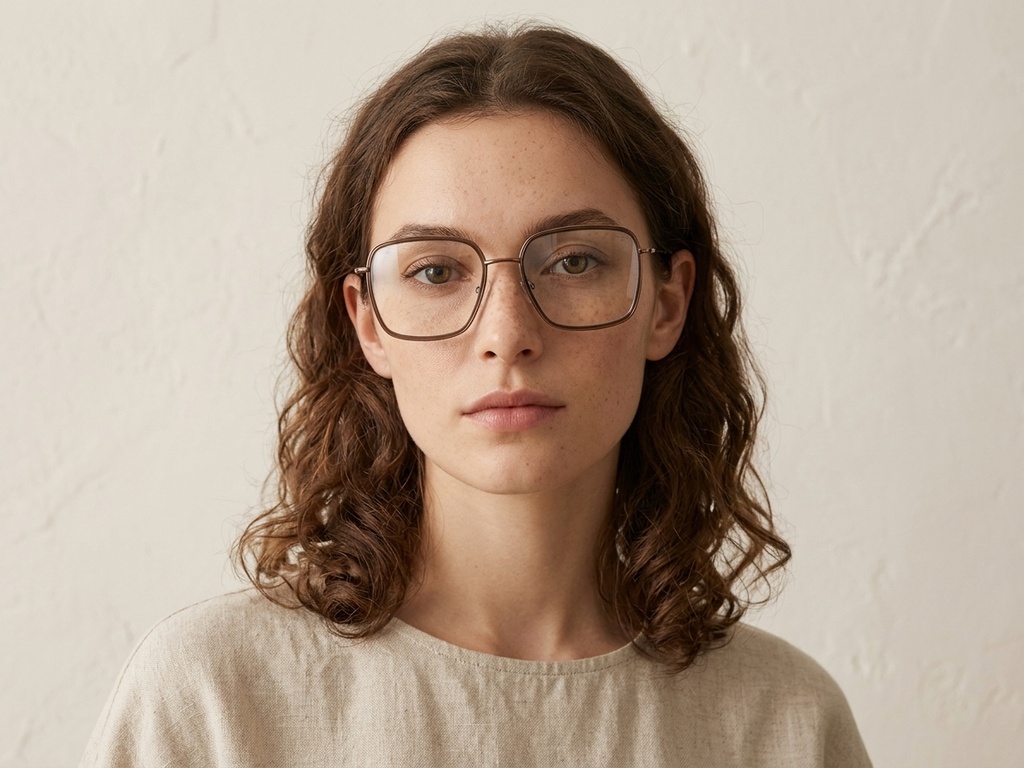 BS2012-3015_Brown_Rectangular_Metal_Glasses-tryon_female