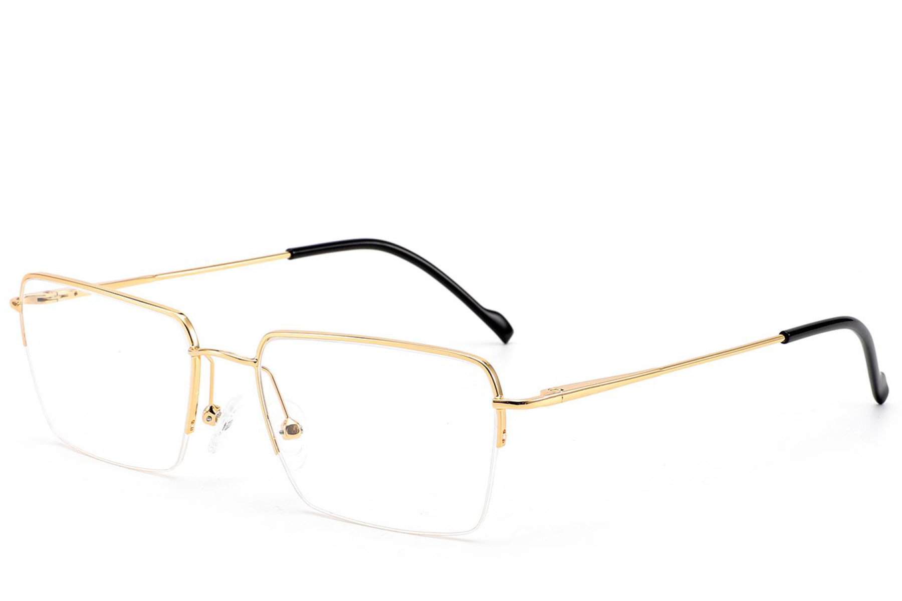 BS2012-3018_Golden_Semi-rimless_Metal_Glasses_corner