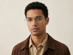 BS2012-3019_Grey_Semi-rimless_Metal_Glasses-tryon_male