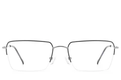 BS2012-3019_Grey_Semi-rimless_Metal_Glasses_front