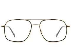 BS2012-3023_Golden_Aviator_Metal_Glasses_front
