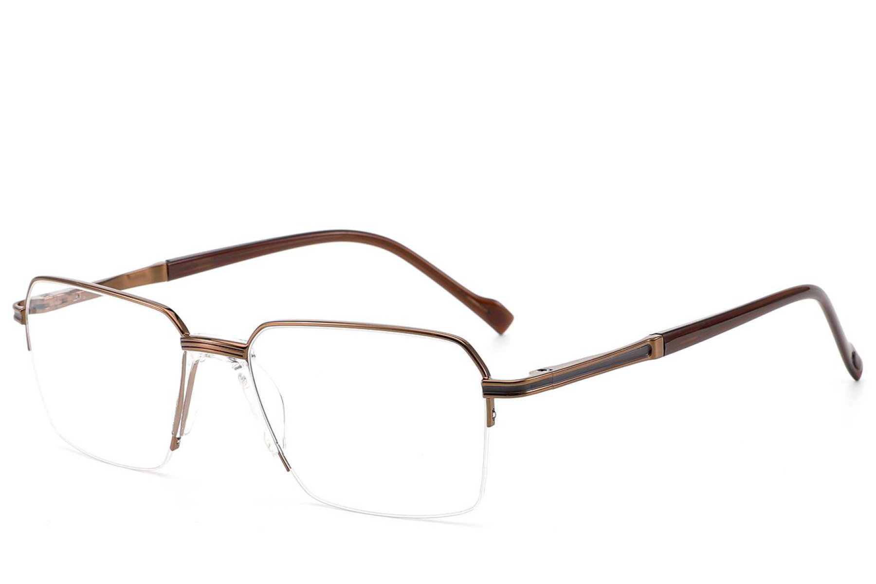 BS2012-3030_Brown_Semi-rimless_Metal_Glasses_corner
