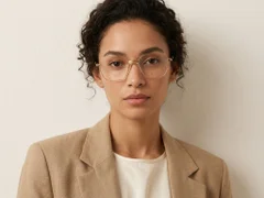BS2012-3033_Golden_Geometric_Metal_Glasses-tryon_female