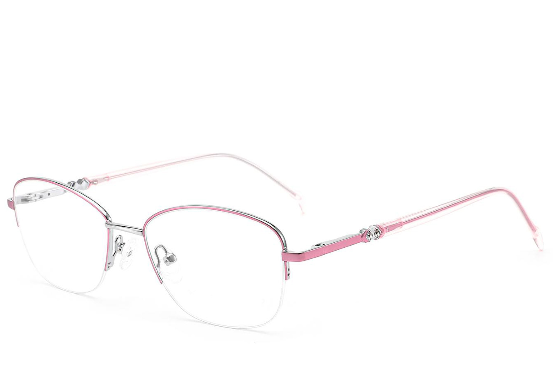 BS2012-3041_Pink_Semi-rimless_Metal_Glasses_corner