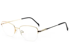 BS2012-3055_Golden_Semi-rimless_Metal_Glasses_corner