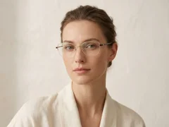 BS2012-3062_Golden_Semi-rimless_Metal_Glasses-tryon_female