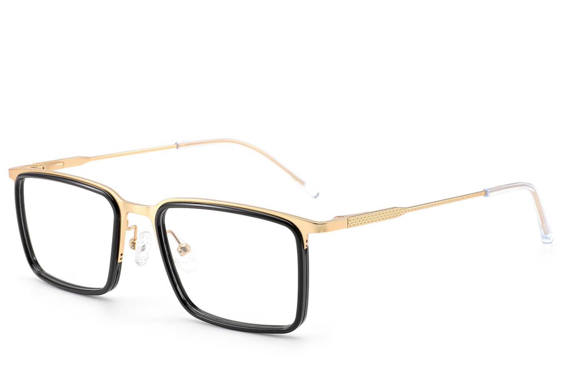 BS2012-3063_Black_Rectangular_Metal_Glasses_corner