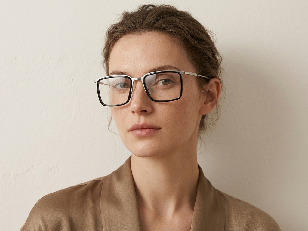 BS2012-3067_Black_Rectangular_Metal_Glasses-tryon_female