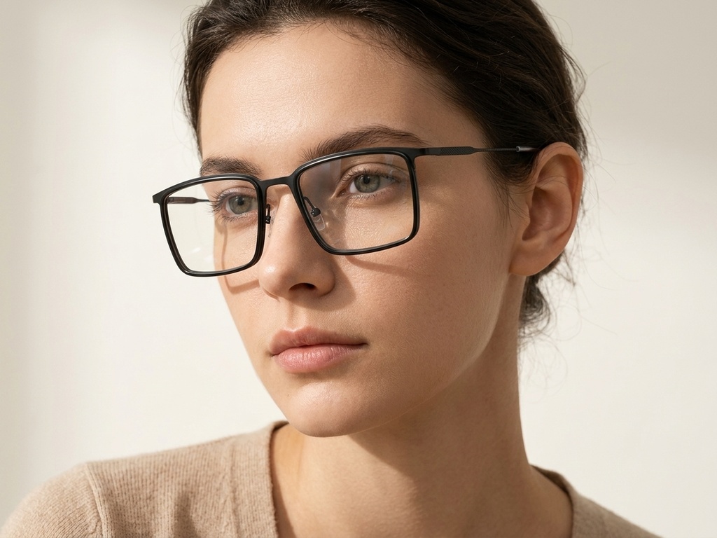 BS2012-3068_Black_Rectangular_Metal_Glasses-tryon_female