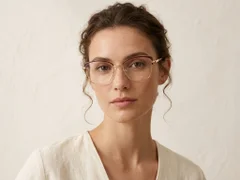 BS2012-3070_Golden_Butterfly_Metal_Glasses-tryon_female