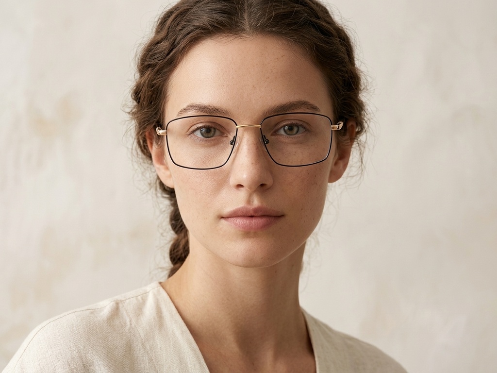 BS2012-3080_Black_Rectangular_Metal_Glasses-tryon_female