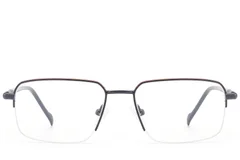 BS2012-3088_Grey_Semi-rimless_Metal_Glasses_front