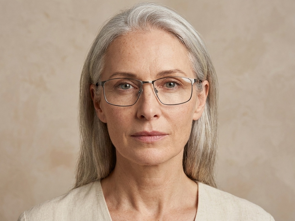 BS2012-3091_Grey_Rectangular_Metal_Glasses-tryon_female