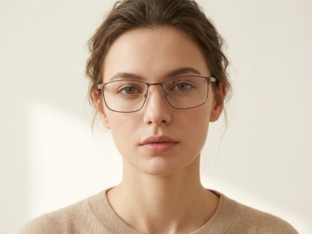 BS2012-3092_Brown_Rectangular_Metal_Glasses-tryon_female