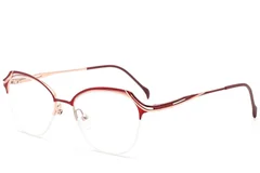 BS2012-3106_Red_Semi-rimless_Metal_Glasses_corner
