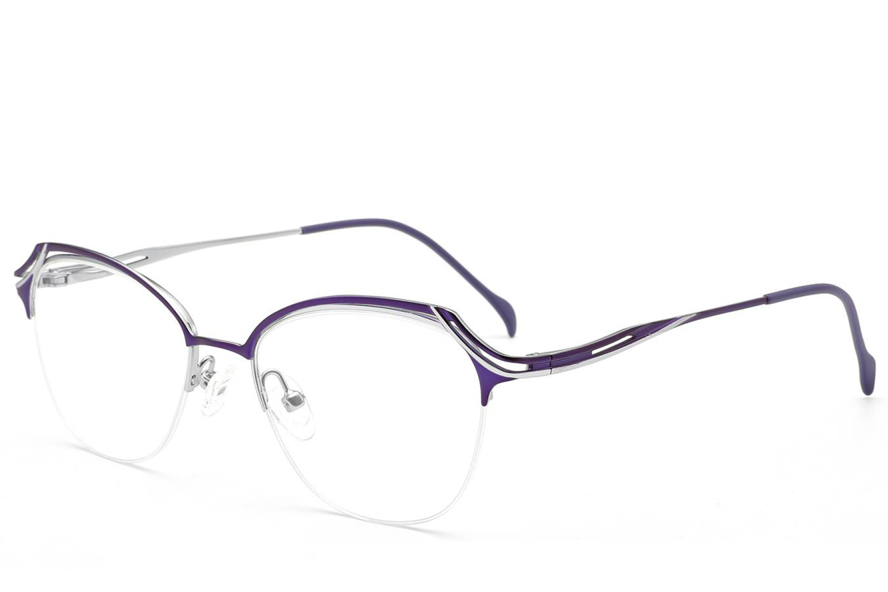 BS2012-3107_Purple_Semi-rimless_Metal_Glasses_corner