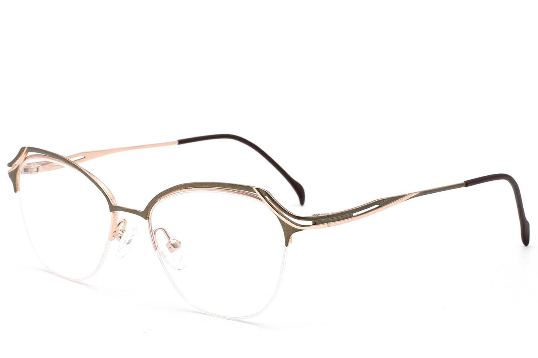 BS2012-3108_Brown_Semi-rimless_Metal_Glasses_corner