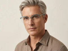 BS2012-3110_Blue_Semi-rimless_Metal_Glasses-tryon_male