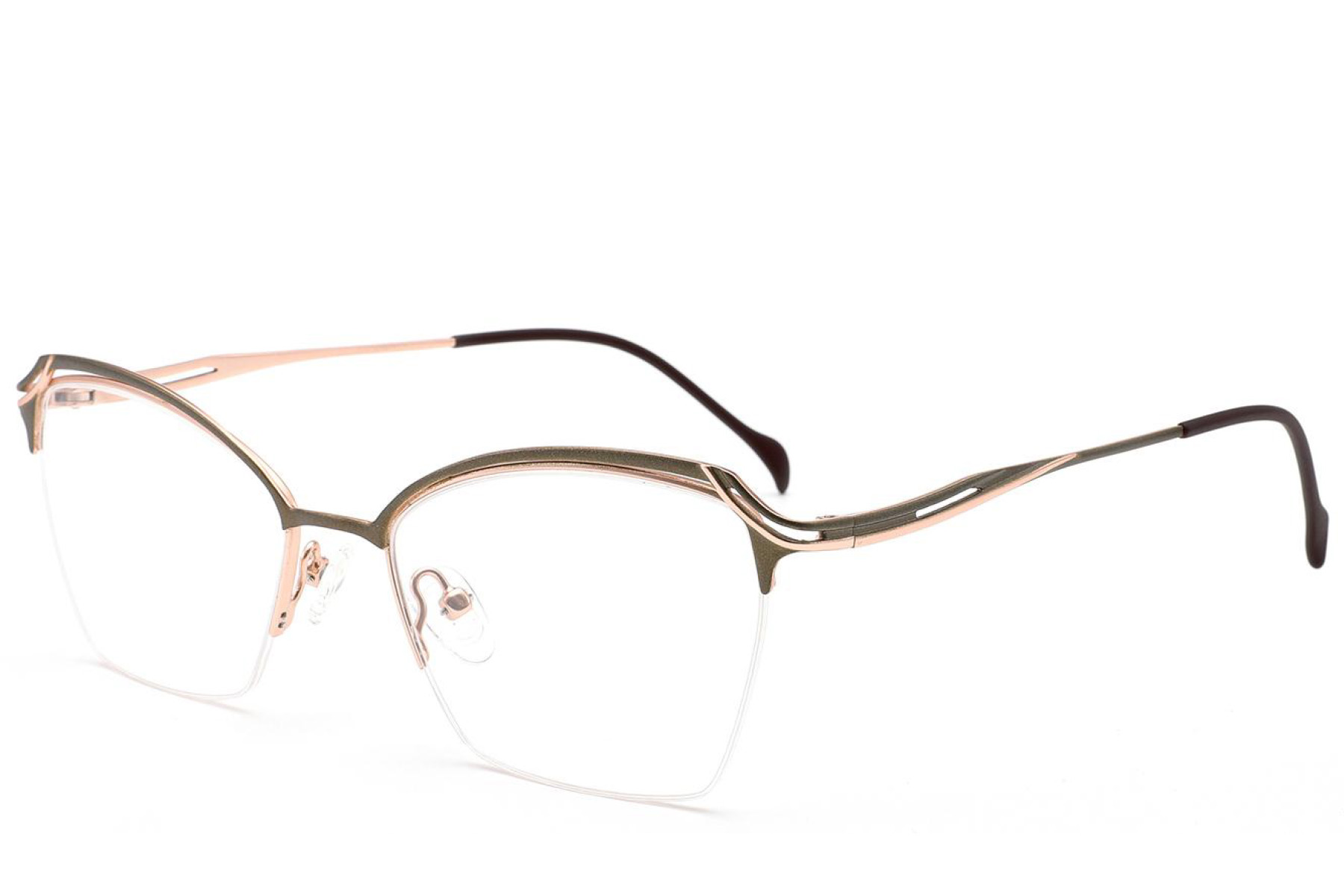 BS2012-3113_Brown_Semi-rimless_Metal_Glasses_corner