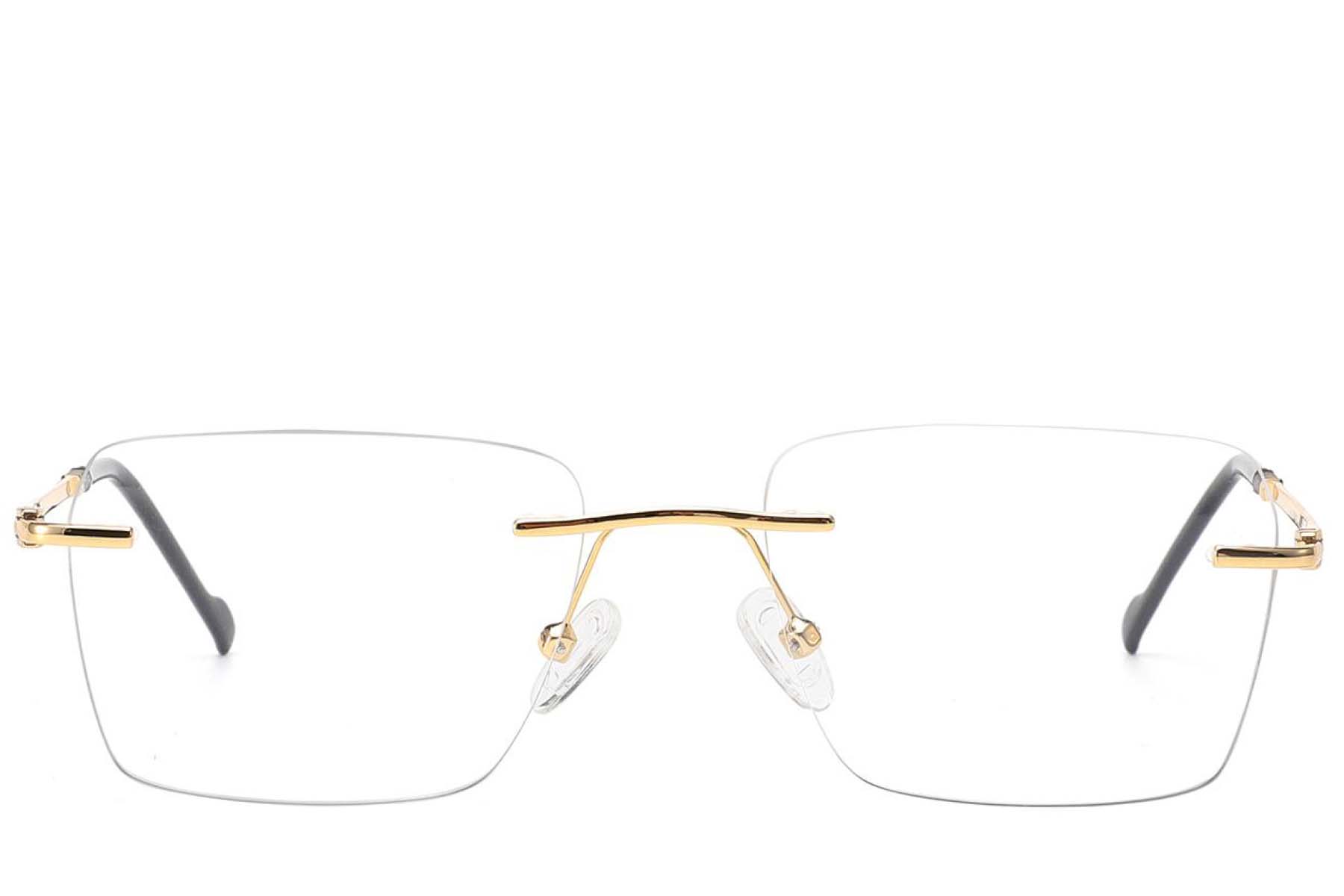BS2012-3119_Golden_Invisible_Metal_Glasses_front