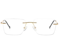 BS2012-3119_Golden_Invisible_Metal_Glasses_front