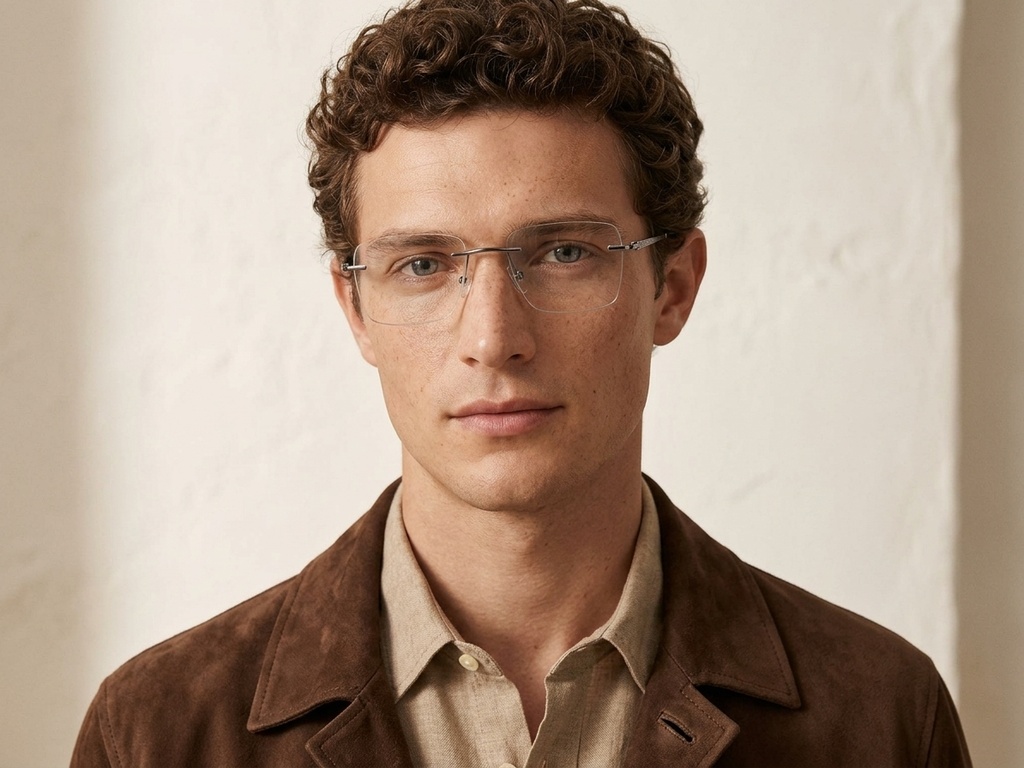 BS2012-3120_Grey_Invisible_Metal_Glasses-tryon_male