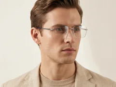 BS2012-3123_Silver_Invisible_Metal_Glasses-tryon_male