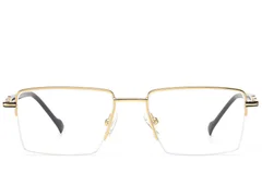 BS2012-3124_Golden_Semi-rimless_Metal_Glasses_front