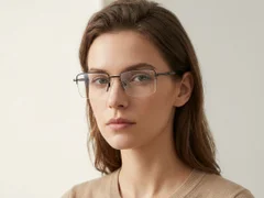 BS2012-3127_Black_Semi-rimless_Metal_Glasses-tryon_female