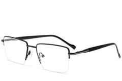 BS2012-3127_Black_Semi-rimless_Metal_Glasses_corner