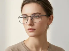 BS2012-3132_Black_Rectangular_Metal_Glasses-tryon_female
