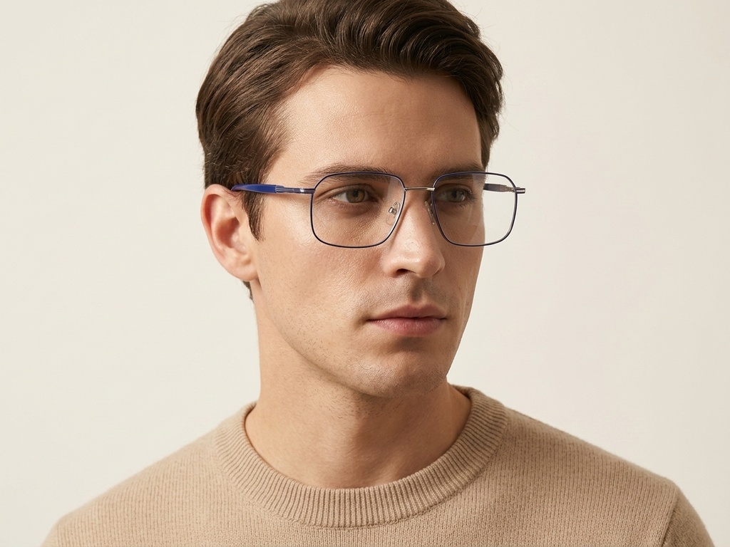 BS2012-3133_Blue_Rectangular_Metal_Glasses-tryon_male