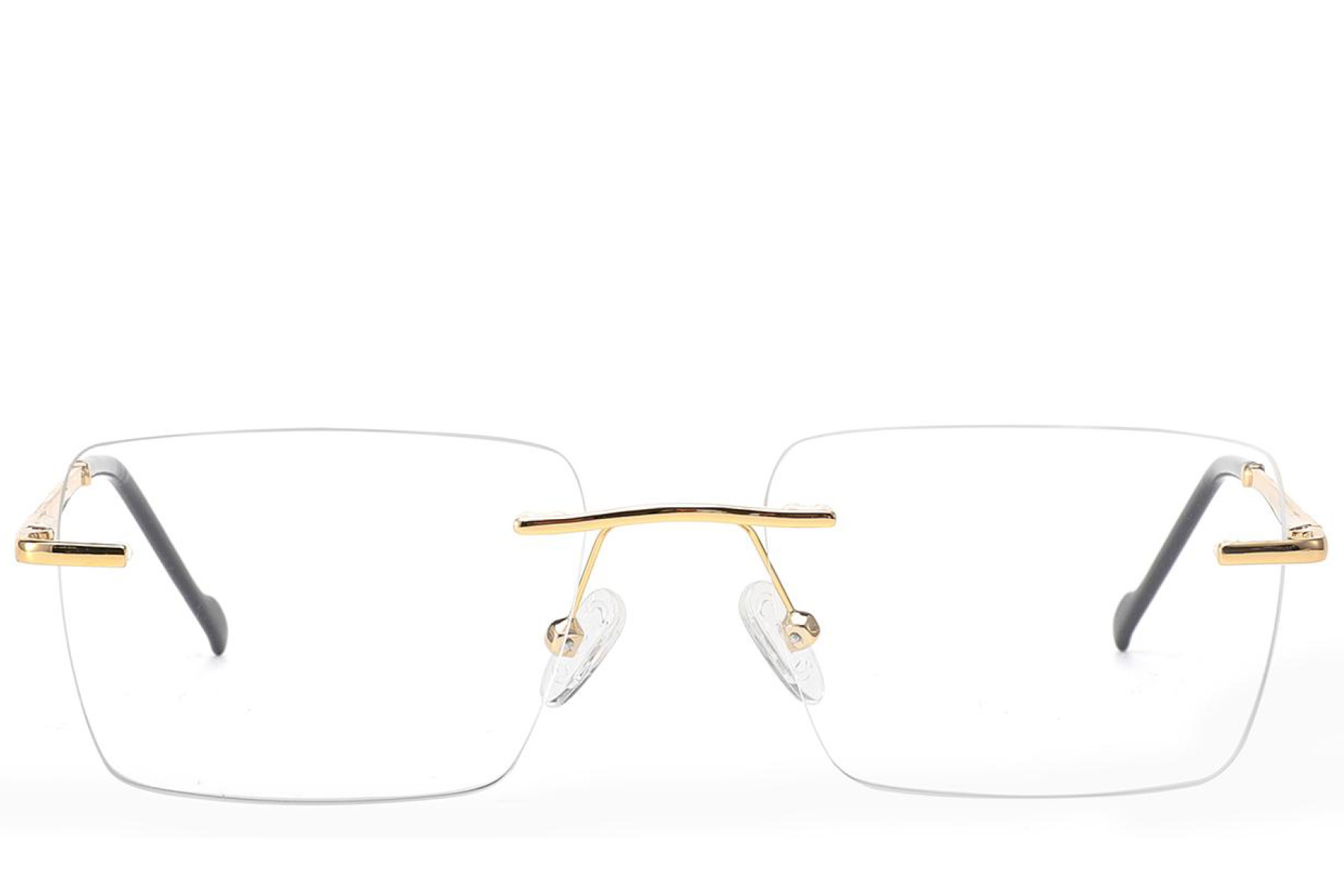 BS2012-3134_Golden_Invisible_Metal_Glasses_front